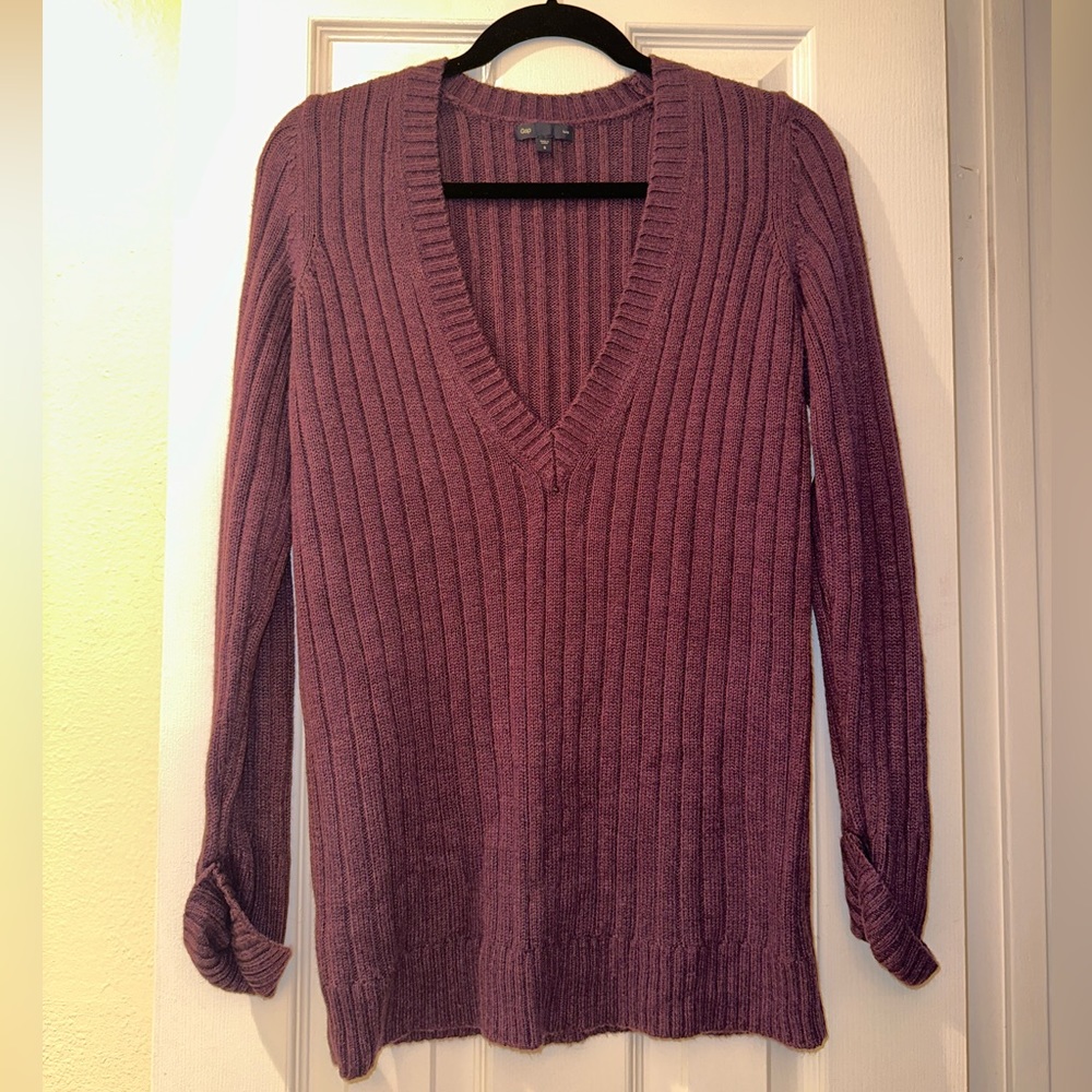 Dark purple sweater